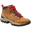 Columbia Childrens Newton Ridge Suede Hiking Boots, Elk/Mountain Red, Medium, 11
