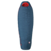 Big Agnes Anvil Horn 0 Sleeping Bag 650 DownTek, Left Zip - Mens, Blue/Red, Regular