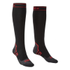 Bridgedale STORMSOCK Heavyweight Knee Socks, Black/Red, Large