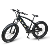 QuietKat Ranger 750W Electric Bike, w/ Rear Hub Motor, Chain Drive, 7 Speed, Suspension Fork, Mechanical Disc Brakes, Black, One Size Fits Most