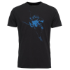 Black Diamond Faceshot Short Sleeve T-Shirt - Men's, Black-Bluebird, Large