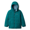 Columbia Powder Lite Boys Hooded Jacket - Boy's, Pine Green, Large