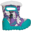 Bogs B-Moc Bears Winter Boot - Kid's-Purple-5 Toddler