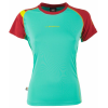 La Sportiva Move T-Shirt - Women's-Mint/Berry-Large