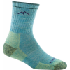 Darn Tough Hike/Trek Micro Crew Cushion Sock - Women's, Aqua Heather, Large