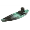 NuCanoe Frontier Canoe, 12ft, w/360 Pinnacle Seat, Gulf Storm, 12 FT