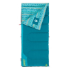 Coleman Kid's 50 Rect Sleeping Bag, Glow In The Dark Design, Interior Tuck Pocket, Teal, 60 x 26 in
