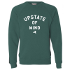 Compas Life Upstate of Mind Crew Fleece, Moss Heather, Large