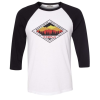 Compas Life ADK Sunset Raglan, Black/White, Large