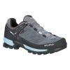 Salewa MTN Trainer GTX Women's Approach Shoes, Charcoal/Blue Fog, 6.5 US