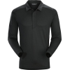 Arc'teryx A2B Long Sleeve Polo - Men's, Black, Large