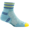 Darn Tough Vertex W 1/4 Ultra-Light Sock Women's, Light Blue, Large