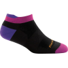 Darn Tough Running Vertex W No Show Tab Ultra-Light Cushion Sock Women's, Black, Large