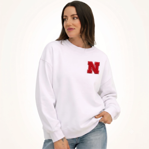 Gameday Social Gameday Social Women's Nebraska Cornhuskers White Suave Suede Crewneck Sweatshirt, Small/Medium - $89.00 at DICK'S Sporting Goods