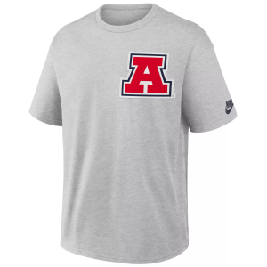 Nike Men's Arizona Wildcats Grey Heather Max90 Legacy T-Shirt, Small, Gray