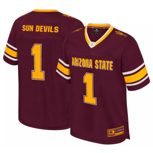 Colosseum Men's Arizona State Sun Devils Maroon All Day Jersey, Medium, Red