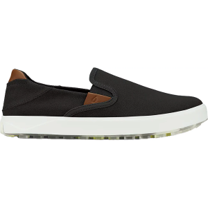 Olukai Men's Wai'alae Slip-On Golf Shoes, Size 7, Lava Rock/Lava Rock