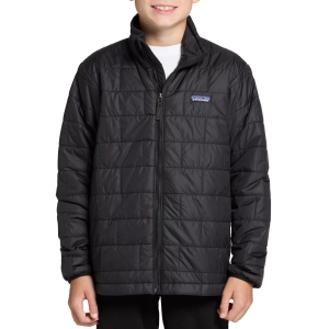 Patagonia Boys' Nano Puff Jacket, XS, Black