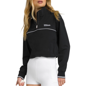 Wilson Wilson Women's Davenport Woven 1/4 Zip Pop Over, XS, Black - $118.00 at DICK'S Sporting Goods