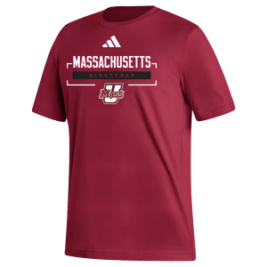 Adidas adidas Men's UMass Minutemen Red Fresh Icon T-Shirt, Small - $40.00 at DICK'S Sporting Goods
