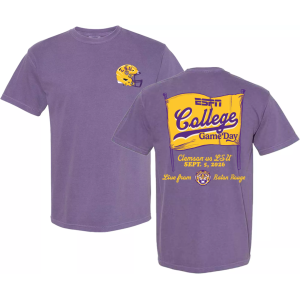 Something Inked Something Inked Adult LSU Tigers Banner College GameDay T-Shirt, Men's, Large, Purple - $34.99 at DICK'S Sporting Goods