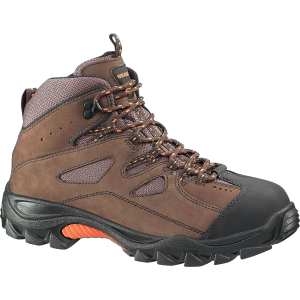 Wolverine Men's Hudson Hiker Steel Toe Work Boots, 8.5 W, Dark Brown