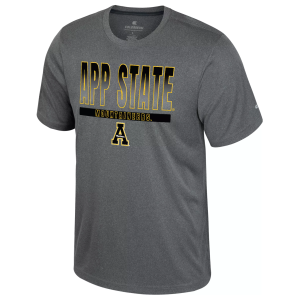 Colosseum Colosseum Men's Appalachian State Mountaineers Heather Charcoal Maitre D T-Shirt, Small, Gray - $29.99 at DICK'S Sporting Goods
