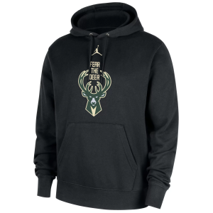 Jordan Jordan Men's Milwaukee Bucks Black Club Hoodie, Medium - $80.00 at DICK'S Sporting Goods