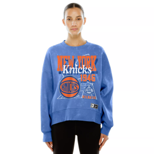 New Era New Era Women's New York Knicks Blue Washed Crewneck Sweatshirt, Medium - $64.99 at DICK'S Sporting Goods