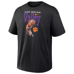 Nike Men's Clemson Tigers "Real Death Valley" T-Shirt, XXL, Black
