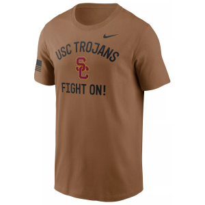Nike Adult USC Trojans 2026 Military Appreciation Dri-FIT T-Shirt, Men's, Small, Brown