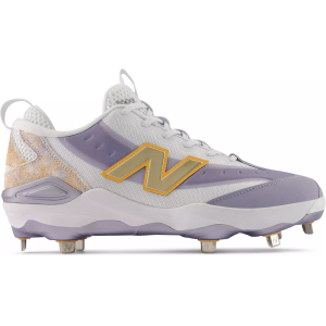 New Balance New Balance Fresh Foam 3000 V8 Summer Skies Metal Baseball Cleats, Size 12.5, White/Multi - $124.99 at DICK'S Sporting Goods