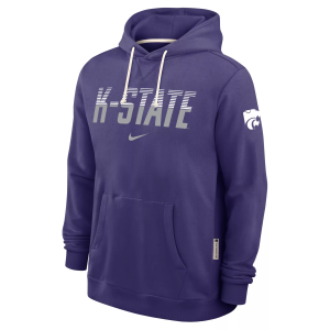 Nike Men's Kansas State Wildcats Dri-Fit Hoodie, Medium, Purple
