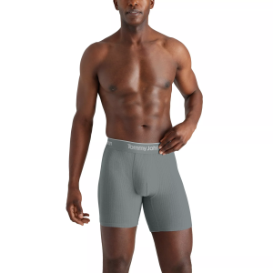 Tommy John Tommy John Men's Men's Luxe Rib 6" Boxer Brief 3-Pack, XL, Black/DressBlues/Monument - $64.50 at DICK'S Sporting Goods