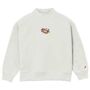 League-Legacy League-Legacy Youth LSU Tigers Diana Mockneck Sweatshirt, XL, Gray - $54.99 at DICK'S Sporting Goods