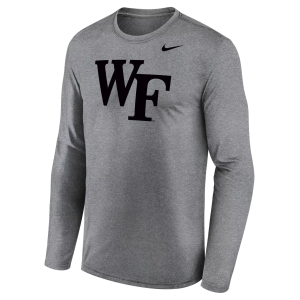 Nike Nike Men's Wake Forest Demon Deacons Gray Legend Long Sleeve Shirt, Small - $50.00 at DICK'S Sporting Goods