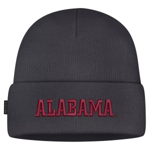 Nike College Alabama Utility Gameday Cuffed Beanie, Men's, Gray