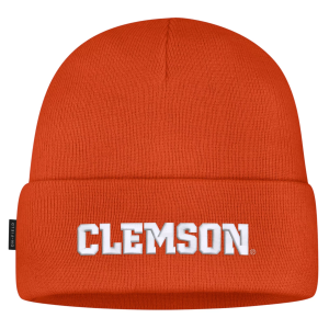 Nike Clemson Tigers Utility Gameday Cuffed Beanie, Men's, Orange