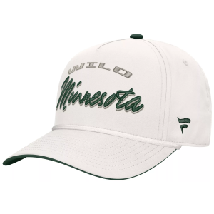 NHL Men's Minnesota Wild Scrawl Structured Adjustable Hat, White