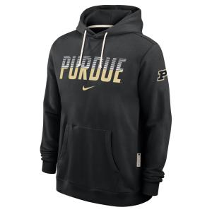 Nike Men's Purdue Boilermakers Dri-Fit Hoodie, Large, Black