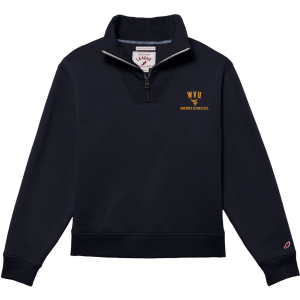 League-Legacy League-Legacy Women's West Virginia Mountaineers Navy 1991 1/4 Zip Jacket, Small, Blue - $79.00 at DICK'S Sporting Goods