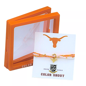 Color Shout Color Shout Texas Longhorns Logo Bracelet Set, Women's, Yellow - $55.00 at DICK'S Sporting Goods