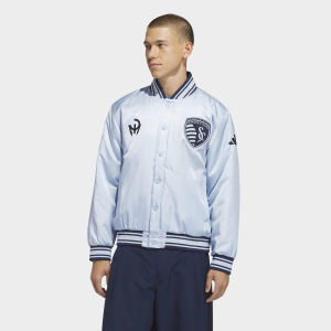 Adidas adidas Adult Sporting Kansas City U.S. Sports Varsity Jacket, Men's, Small, Blue - $180.00 at DICK'S Sporting Goods