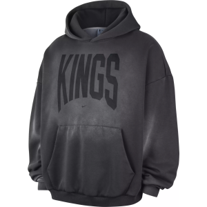 Nike Adult Sacramento Kings Worn With Obsession Standard Issue Travel Therma Fleece Hoodie, Men's, Small, Gray