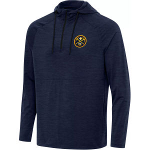 Antigua Antigua Men's Denver Nuggets Navy Spikes Quarter-Zip Hooded Pullover, XL, Blue - $112.99 at DICK'S Sporting Goods
