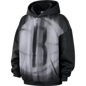 Nike Adult Brooklyn Nets Worn With Obsession Standard Issue Therma Fleece Icon Hoodie, Men's, Small, Black