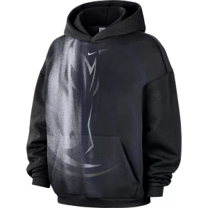 Nike Adult Dallas Mavericks Worn With Obsession Standard Issue Therma Fleece Icon Hoodie, Men's, Small, Black