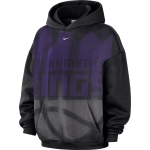 Nike Adult Sacramento Kings Worn With Obsession Standard Issue Therma Fleece Icon Hoodie, Men's, Small, Black