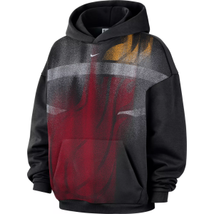 Nike Adult Miami Heat Worn With Obsession Standard Issue Therma Fleece Icon Hoodie, Men's, Small, Black