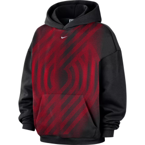 Nike Adult Portland Trail Blazers Worn With Obsession Standard Issue Therma Fleece Icon Hoodie, Men's, Medium, Black